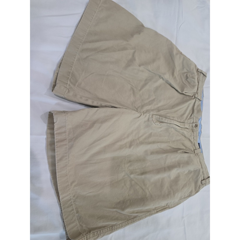 Daniel Cremieux Classic Monico Chino Shorts Men 40 Khaki Cotton 8" Inseam